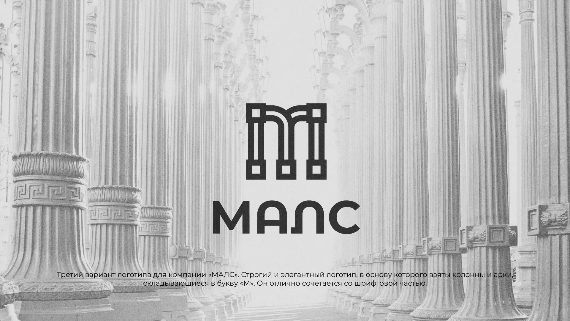 Разработка логотипа компании «МАЛС» в Гае